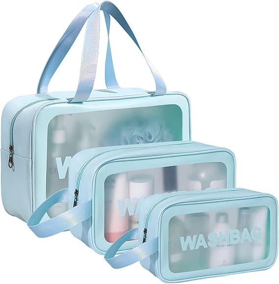 Waterproof Cosmetic Bags Set of 3-Piece