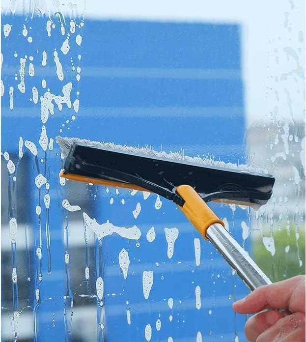 2-in-1 Bathroom Cleaning Brush with Wiper