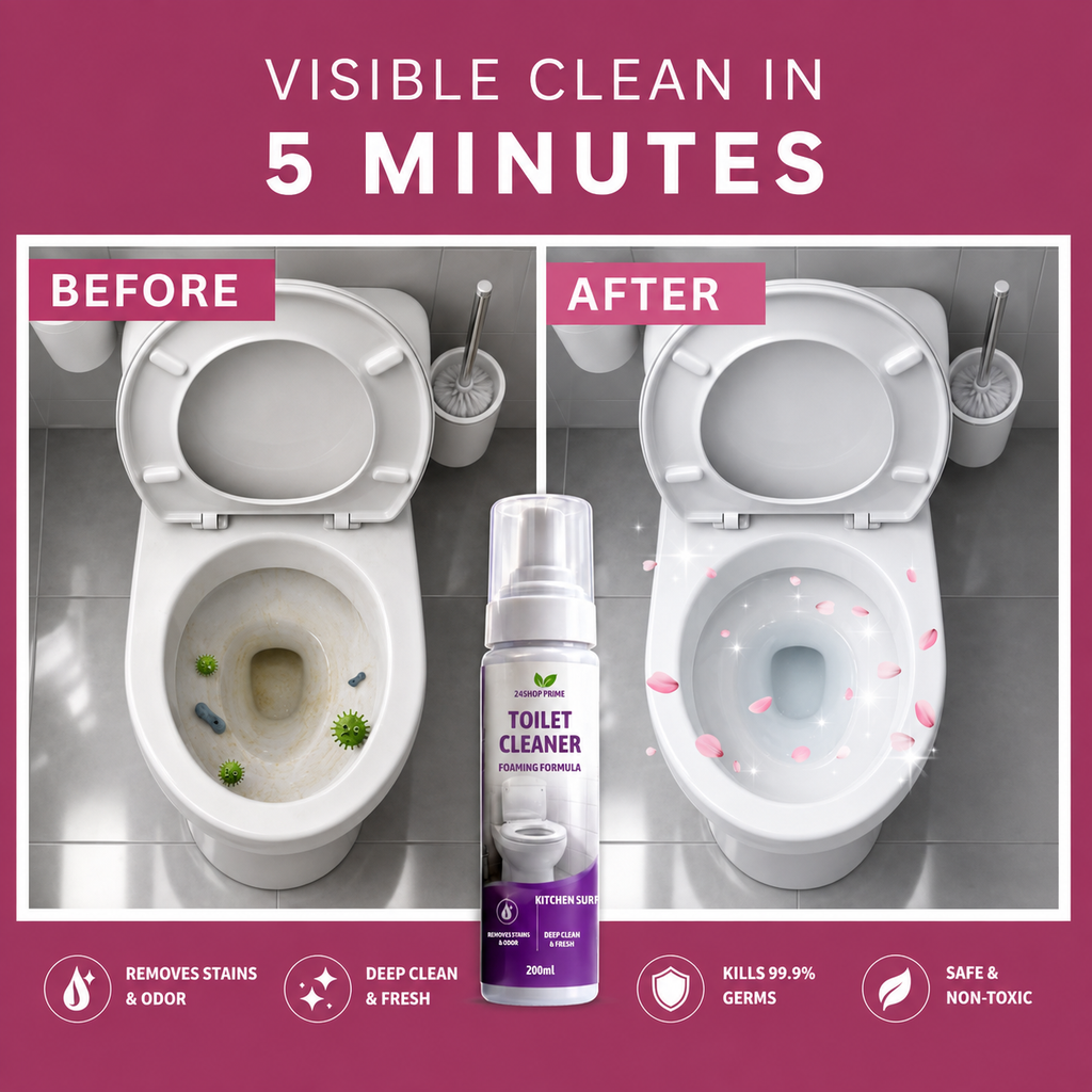 3-Pack Kitchen Cleaner, Tap Cleaner & Toilet Cleaner Combo