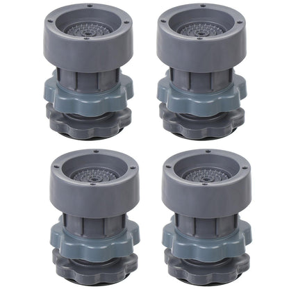 Adjustable Washing Machine Stand with Anti-Vibration Pads (Pack of 4)