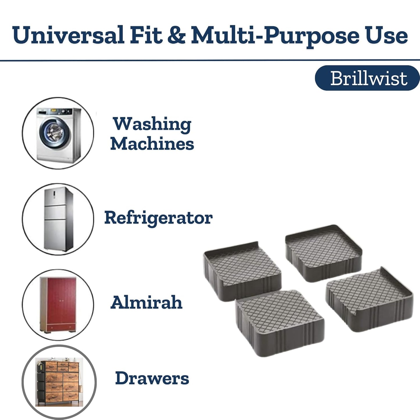 Furniture Pads – Anti-Slip Plastic Pads for Floor Protection