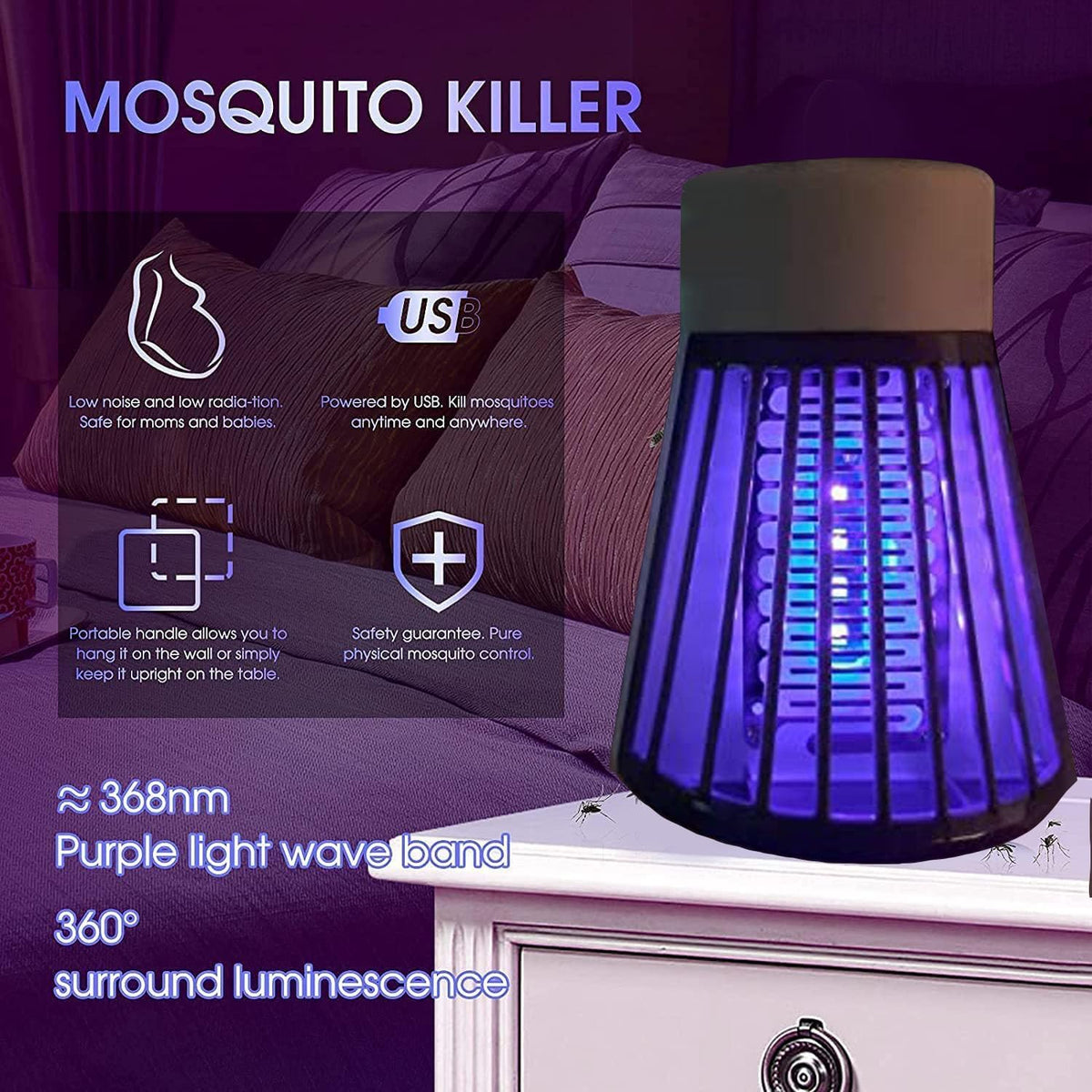 Mosquito Killer Lamp with UV Light