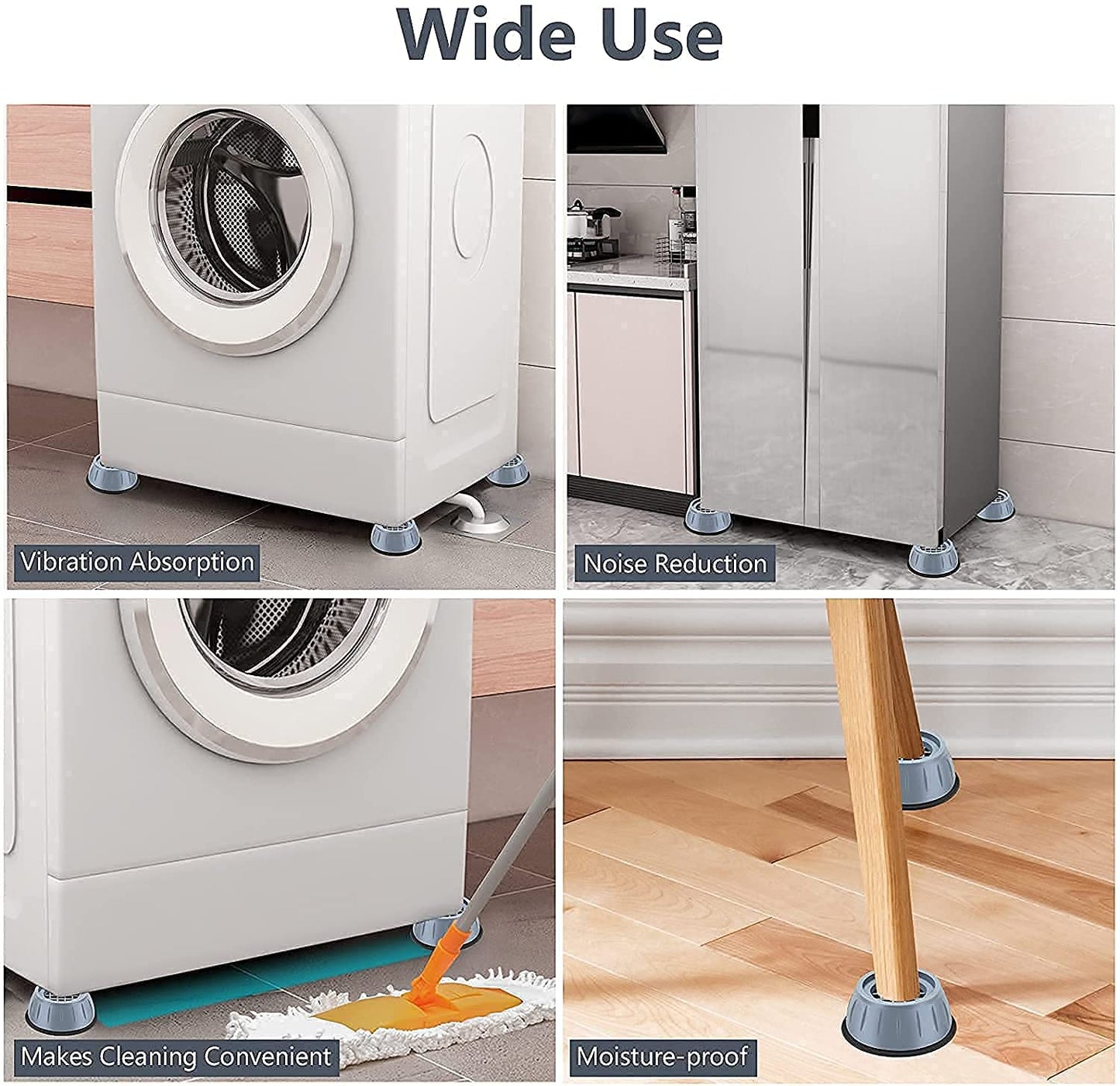 Anti Vibration washing machine pads (set of 4)