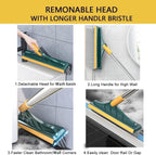 2-in-1 Bathroom Cleaning Brush with Wiper