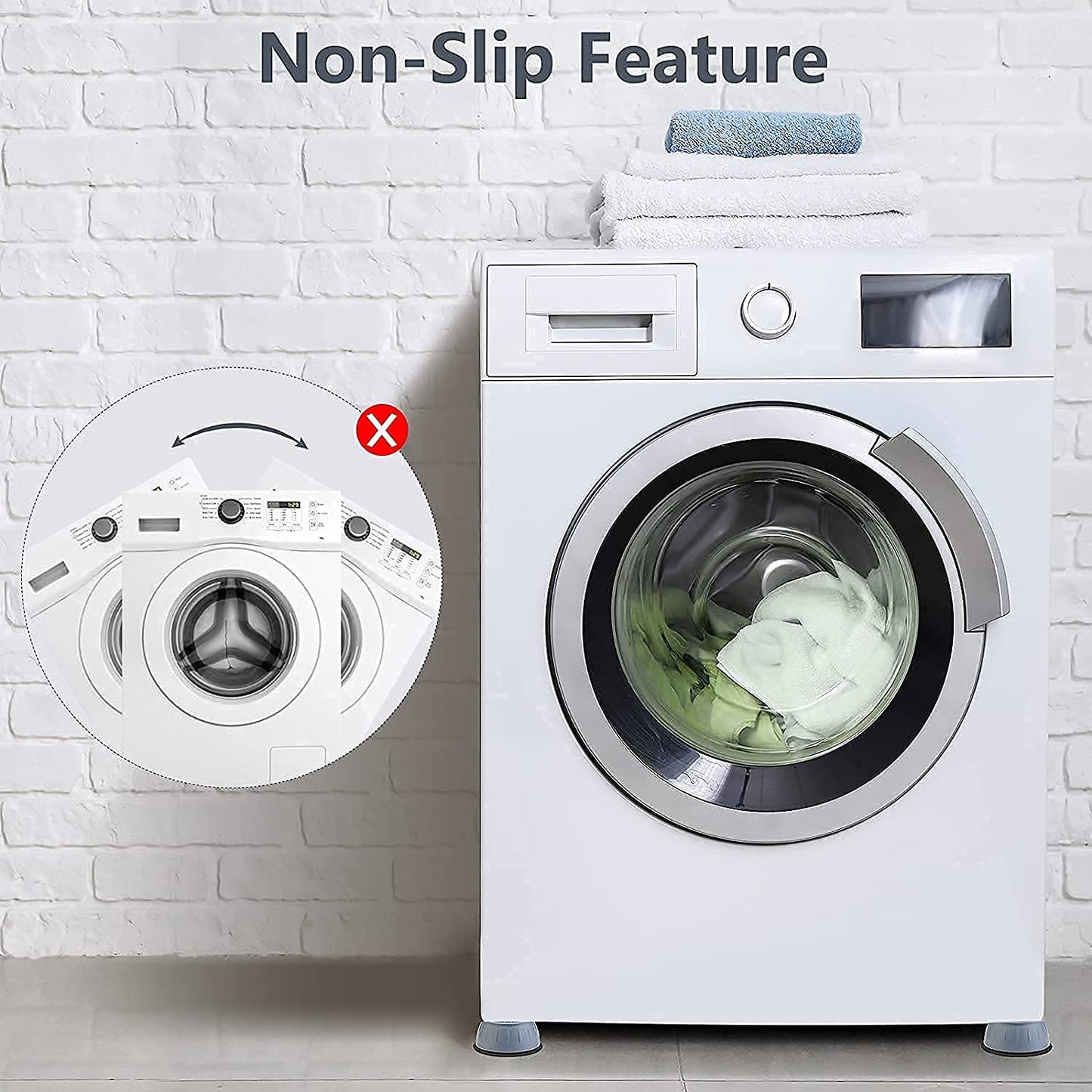 Anti Vibration washing machine pads (set of 4)