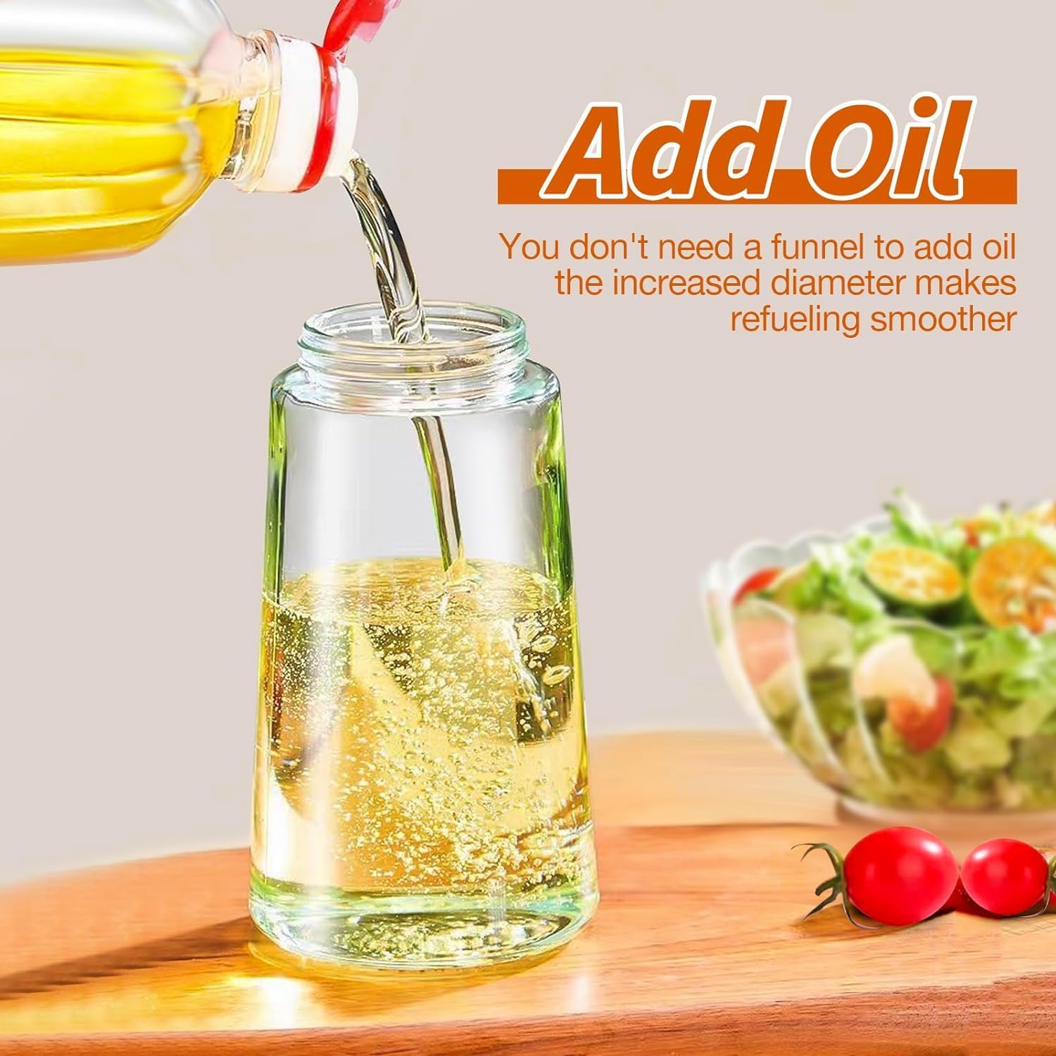 2-in-1 Oil Dispenser & Spray Bottle