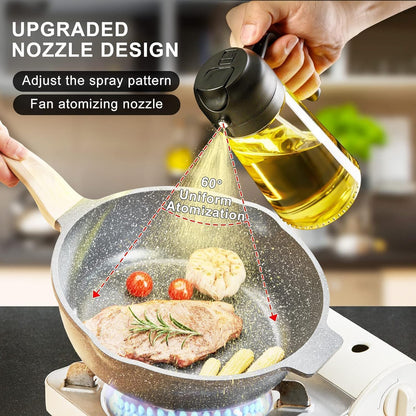 2-in-1 Oil Dispenser & Spray Bottle