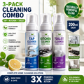 3-Pack Kitchen Cleaner, Tap Cleaner & Toilet Cleaner Combo