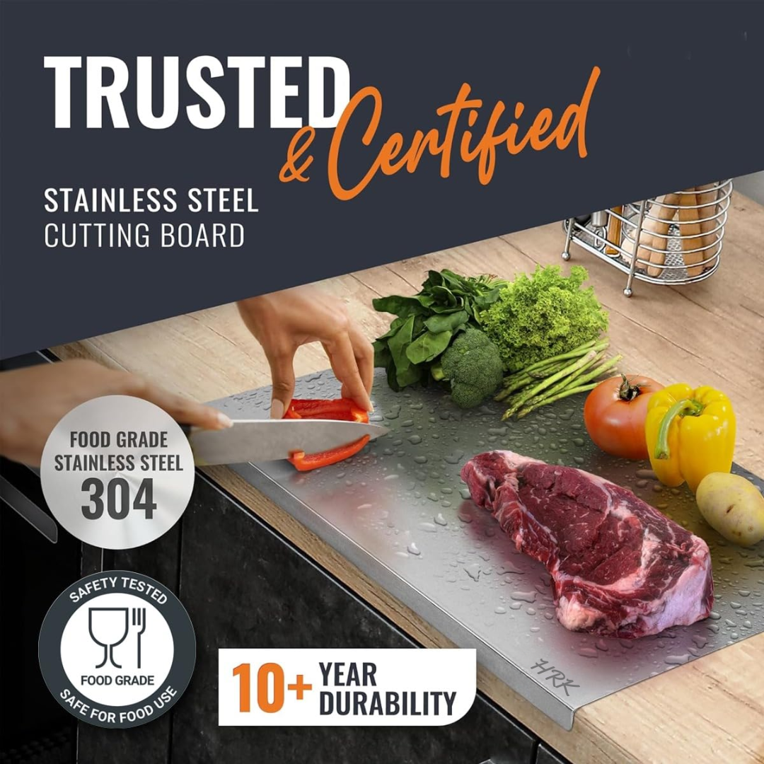 Premium Stainless Steel Chopping Board