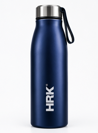 HRK Navy Blue Stainless Steel Water Bottle 750 ml