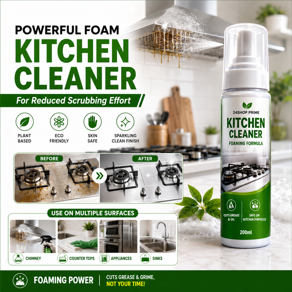 3-Pack Kitchen Cleaner, Tap Cleaner & Toilet Cleaner Combo