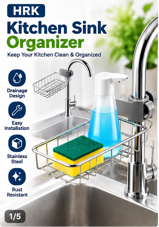 HRK kitchen sink organizer main product image